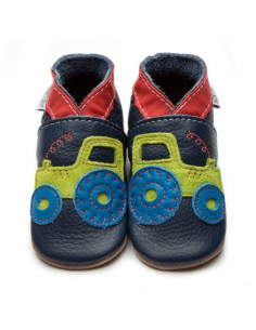 Chaussons en cuir 0-6mois -...