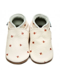 Chaussons en cuir 6-12mois...