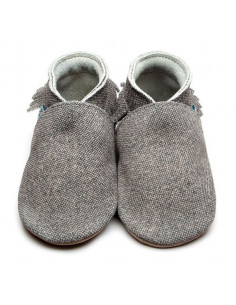 Chaussons en cuir 6-12mois...