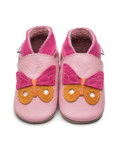 Chaussons en cuir 6-12mois...