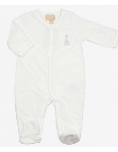 Pyjama velours Sophie la girafe coton...