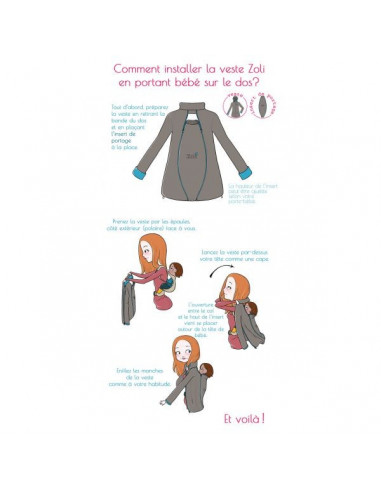 Veste de portage Zoli