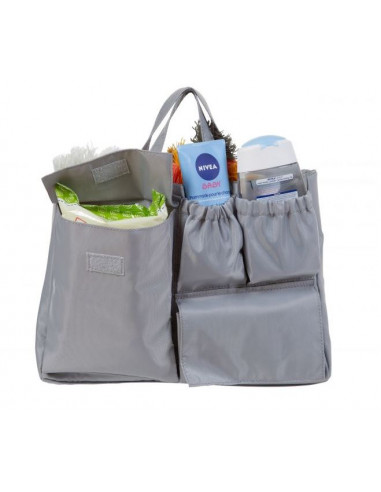 Organisateur de sac en toile - gris