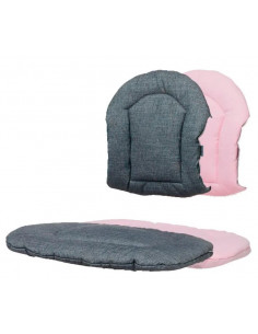 Nomi Coussin - Dark Grey/Pink