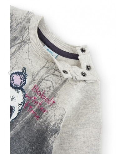 Pack en tricot bi matiere 6mois