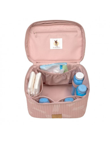 Vanity bébé - Soft stripes rose