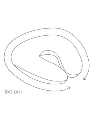 Coussin Doomoo Softy - Tetra Jersey Sand