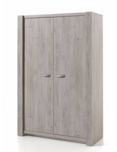 Garde-robe 2 portes -...