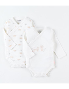 Bodys Bio croisés ML 2pces...