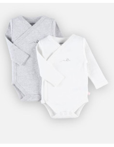 Bodys croisés ML 2pces 00M...