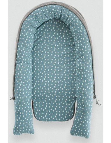 Babynest Tencel - Drops Ocean Blue