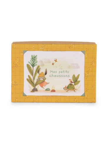 Chaussons lapin 0-6 mois - Trois...