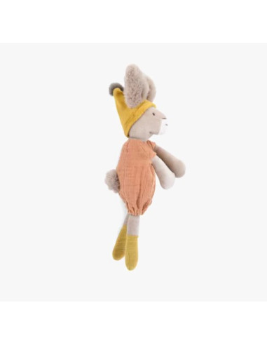Peluche petit lapin argile - Trois...