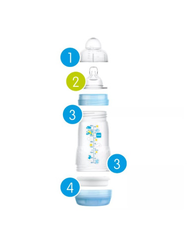 Biberon MAM  Anti-Colic 160 ml - Garçon