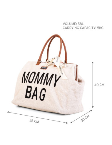 Sac à langer Mommy Bag - Teddy Ecru