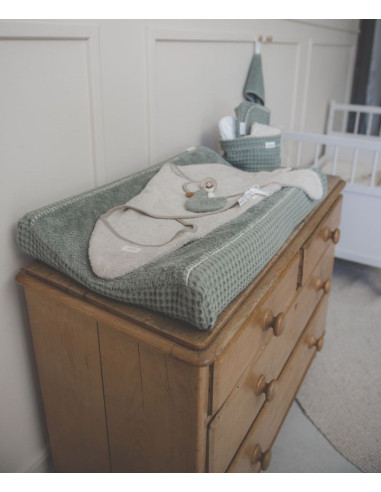 Housse matelas à langer gaufre...