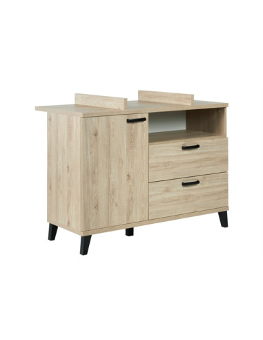 Chambre bébé 3pcs EVY chêne de...