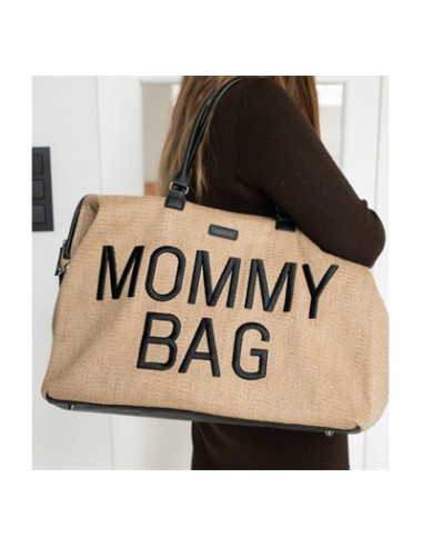 Sac à langer Mommy Bag - Raffia look