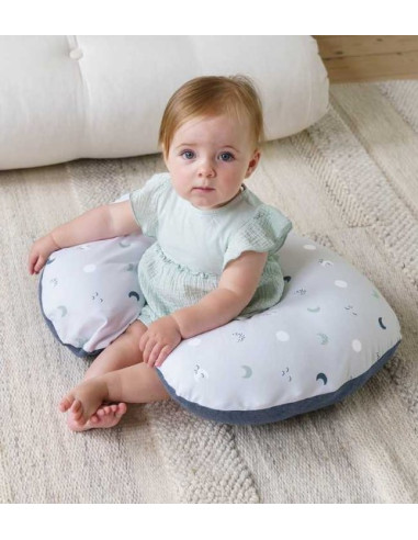 Coussin Doomoo Softy - Blue Grey Moon