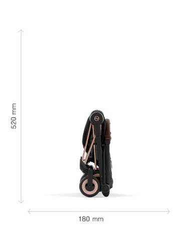 Poussette Cybex Coya Rosegold - Leaf...