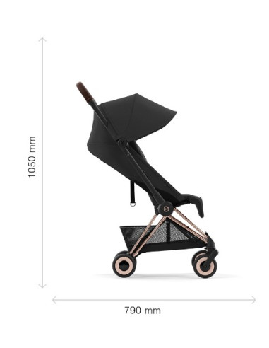 Poussette Cybex Coya Chrome Brown -...
