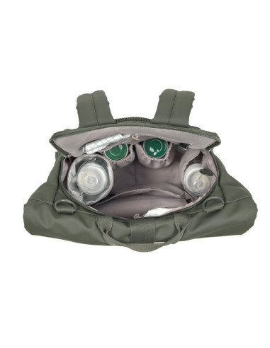 Sac à dos à langer Roll Top UP - Olive 