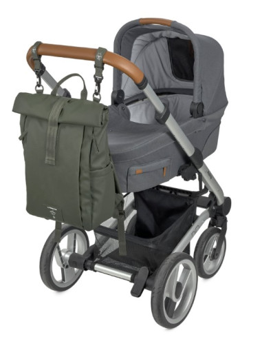 Sac à dos à langer Roll Top UP - Olive 