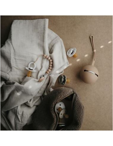 Etui pour sucette Mushie - Natural