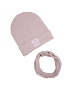 Set Beanie/Tub 0-6mois - Sand
