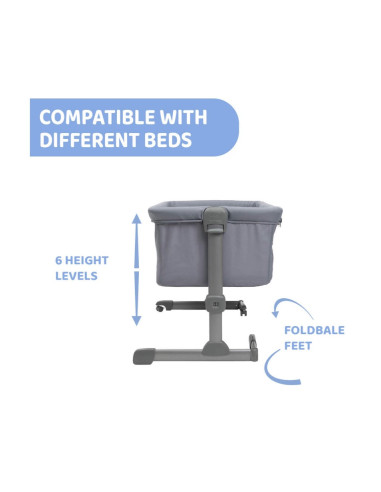 Lit cododo Next2Me Essential - Stone...