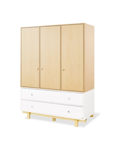 Chambre bébé 3pcs avec garde-robe 3...
