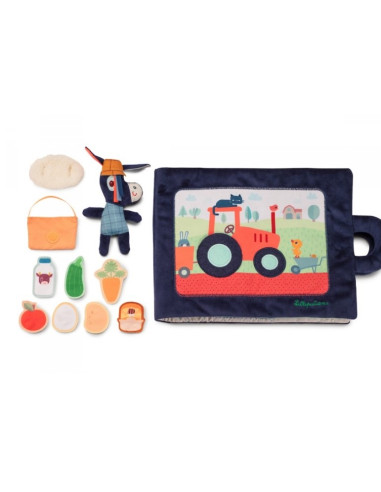 Livre tissu - Ignace à la ferme