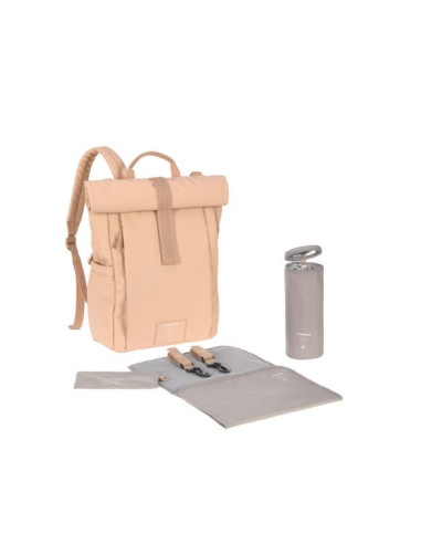 Sac à dos à langer Roll Top UP - Rose...