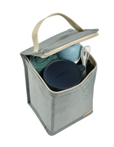 Pochette repas isotherme - Vert Sauge