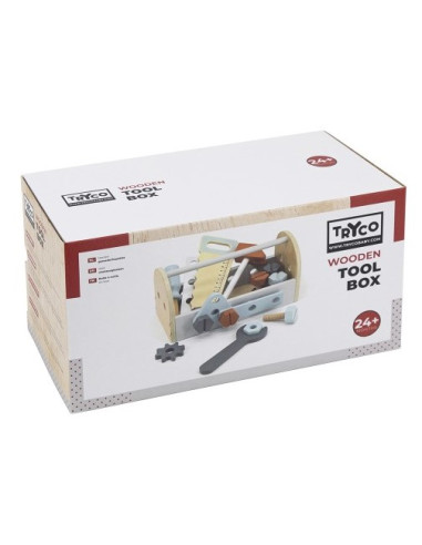 Boîte à outils en bois
