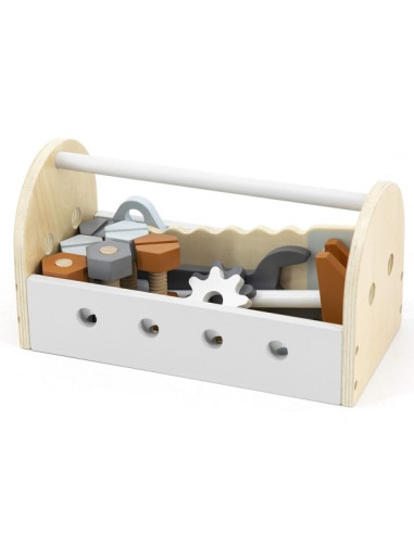 Boîte à outils en bois