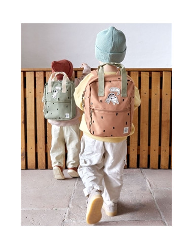 Mini Sac à dos carré - Happy Prints...