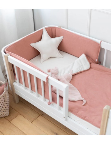 Tour de lit/demi-parc Tetra jersey -...