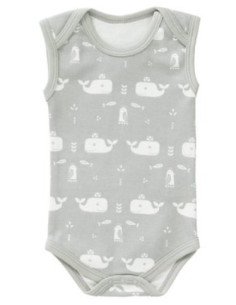 Body coton bio sans manche...