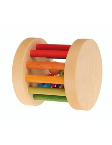 Roue avec perles et grelots  - Arc en...