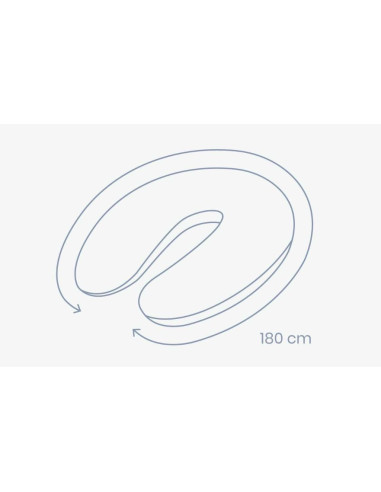 Housse coussin d'allaitement Doomoo...