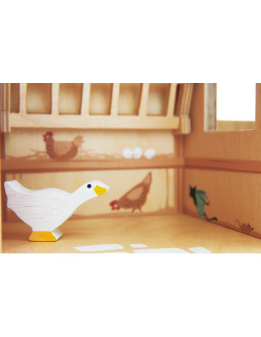Ferme en bois et accessoires - 25pcs