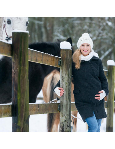 Manteau laine avec membrane coupe...