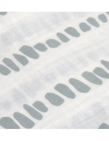 Tetra bambou 120x120 - Strokes silver...