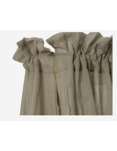 Ciel de lit vintage 245cm - Olive Green