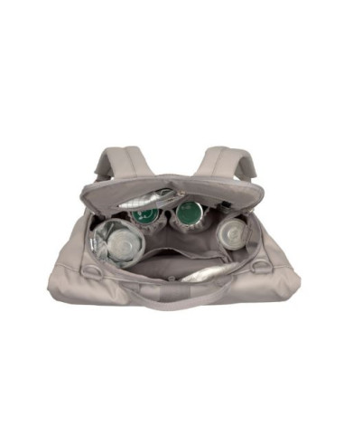 Sac à dos à langer Roll Top UP - Taupe