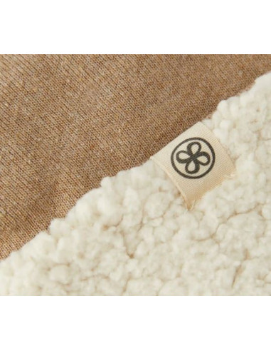 Bonnet réversible Teddy 6-12mois - Brown