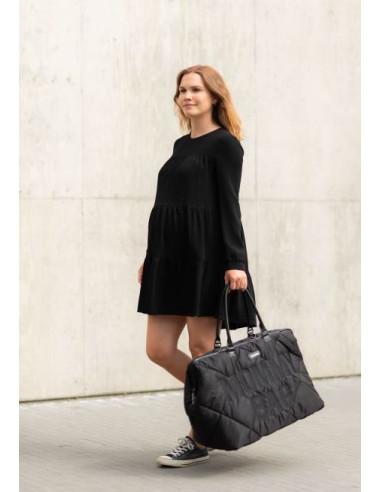 Sac à langer Mommy Bag - Matelassé noir
