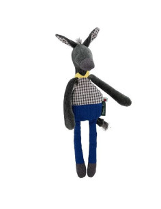 Doudou-hochet âne - Pomme...