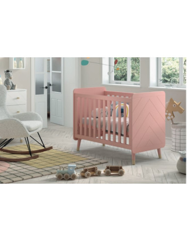 Lit bébé 60x120 - Billy - Satin White